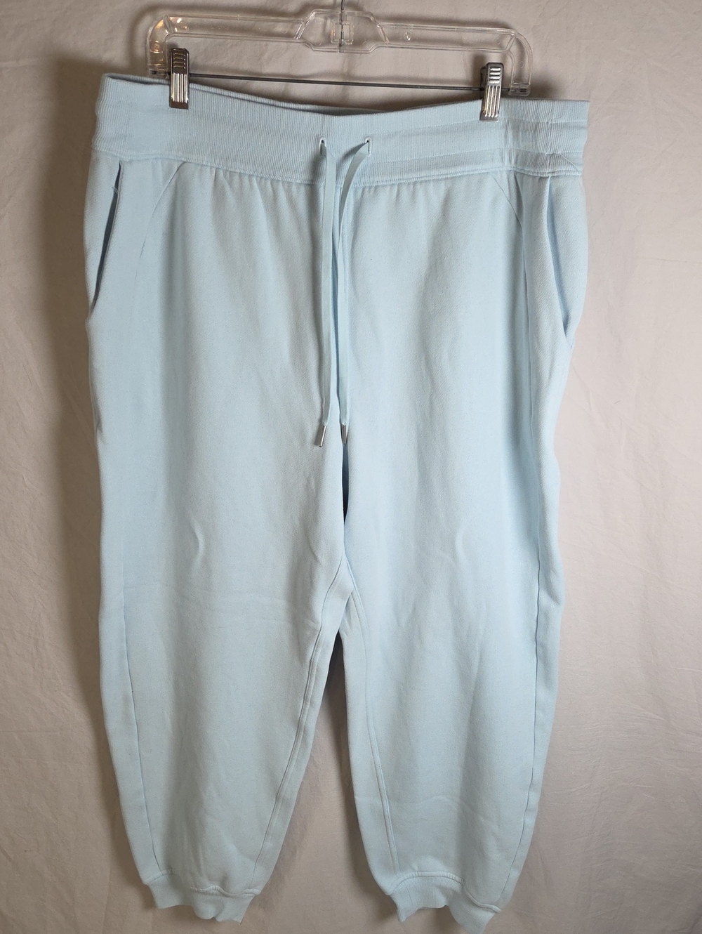 Lululemon W5CV9S Scuba Relaxed-Fit High-Rise Jogger Powder Blue Size 14 NWOT